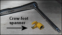 crow-foot spanner
